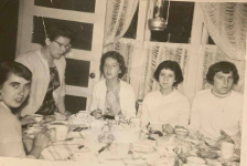Helen Moore, Mary Pomroy, Lucy Hennessey, Bernice Fulford, and ? Ann Hepditch. Photo credit: Mary Pomroy